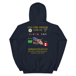 USS Carl Vinson (CVN-70) 2010 Southern Seas Cruise Hoodie