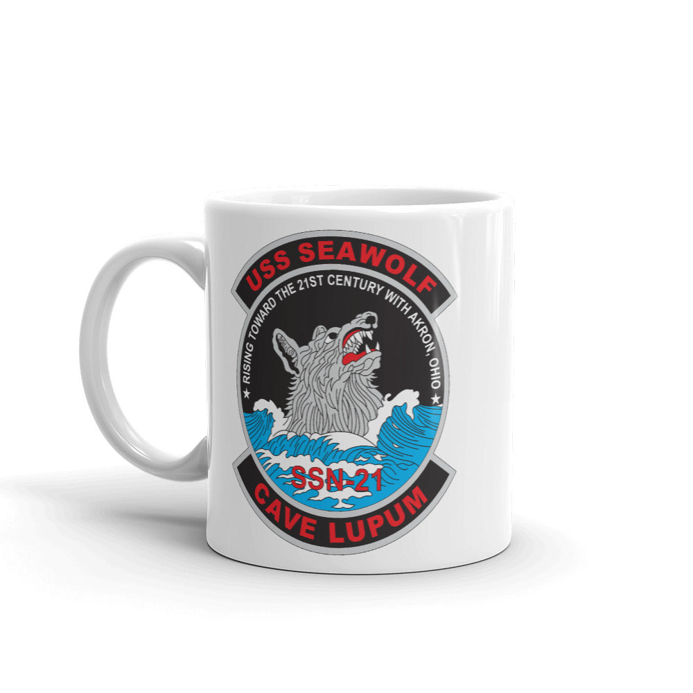 USS Seawolf (SSN-21) Ship's Crest Mug