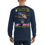 USS Halsey (DDG-97) 2008 Long Sleeve Cruise Shirt