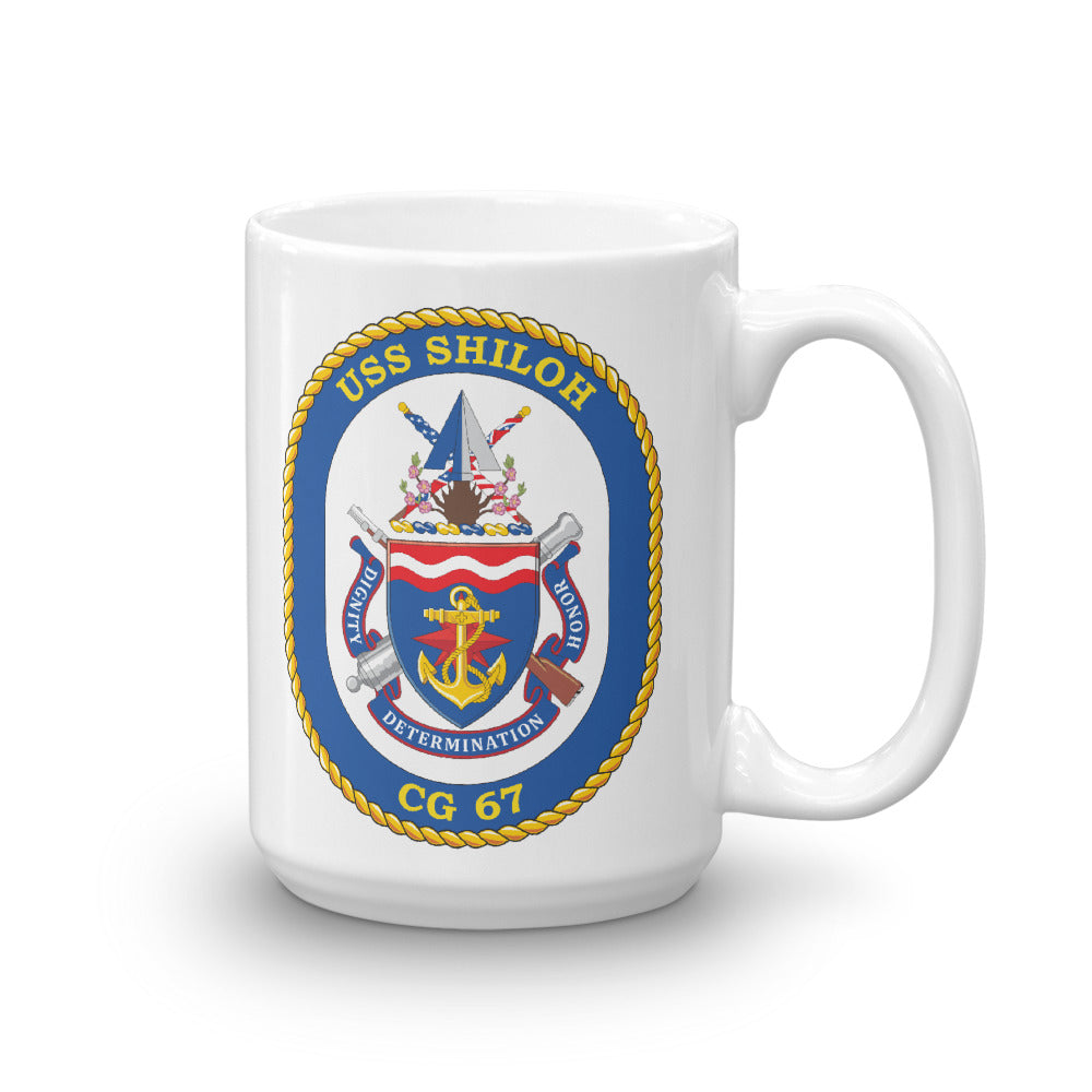 USS Shiloh (CG-67) Ship's Crest Mug