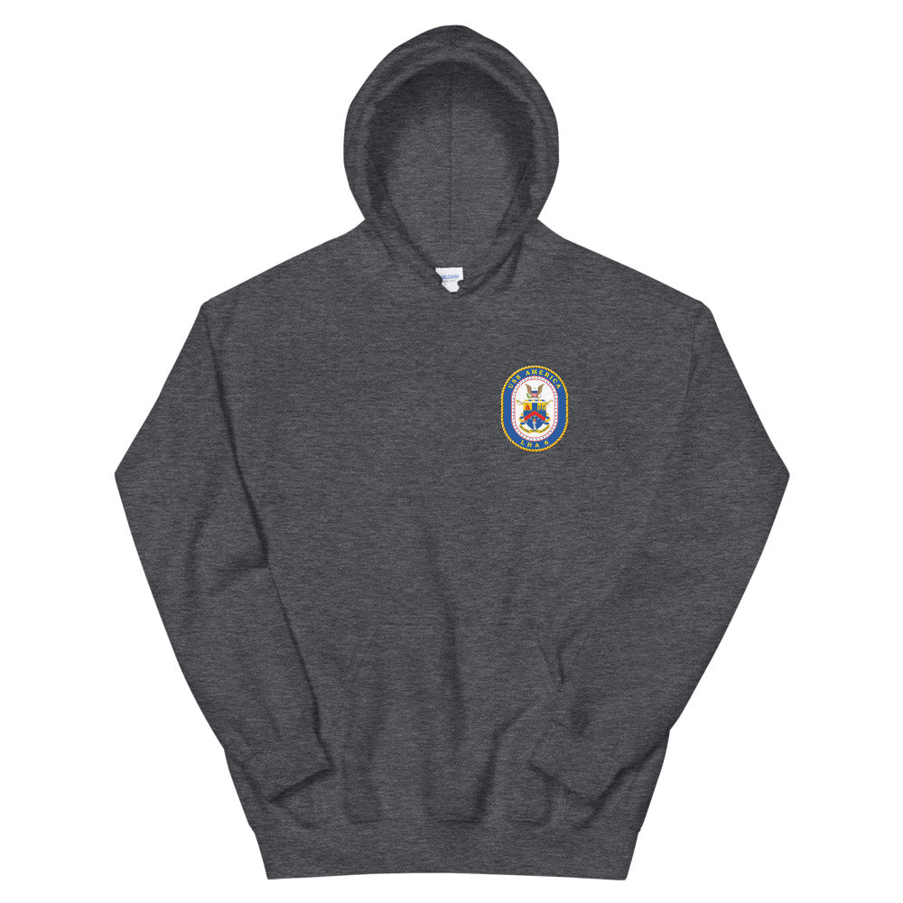 USS America (LHA-6) Ship's Crest Hoodie