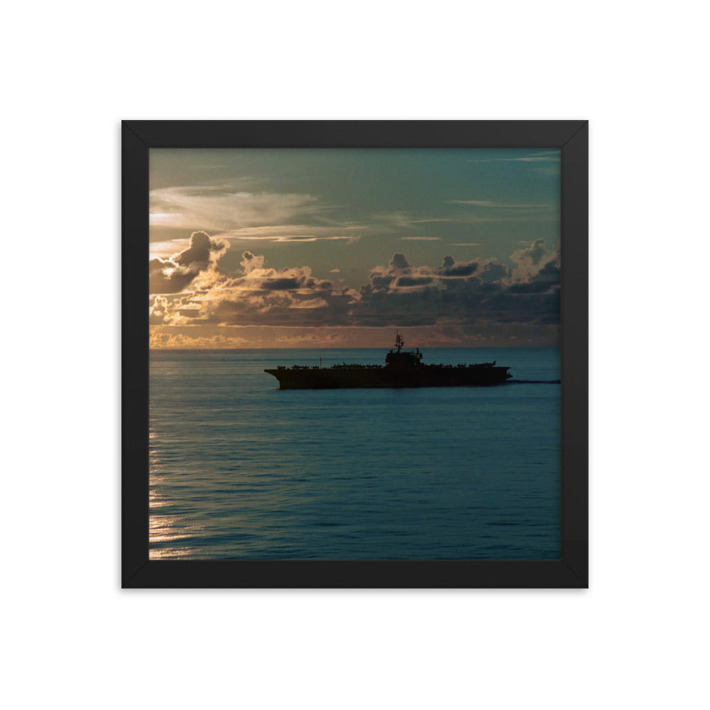 USS Kitty Hawk (CV-63) Framed Ship Photo
