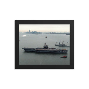 USS Forrestal (CV-59) Framed Ship Photo