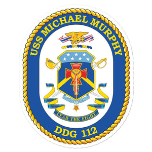 USS Michael Murphy (DDG-112) Ship's Crest Vinyl Sticker