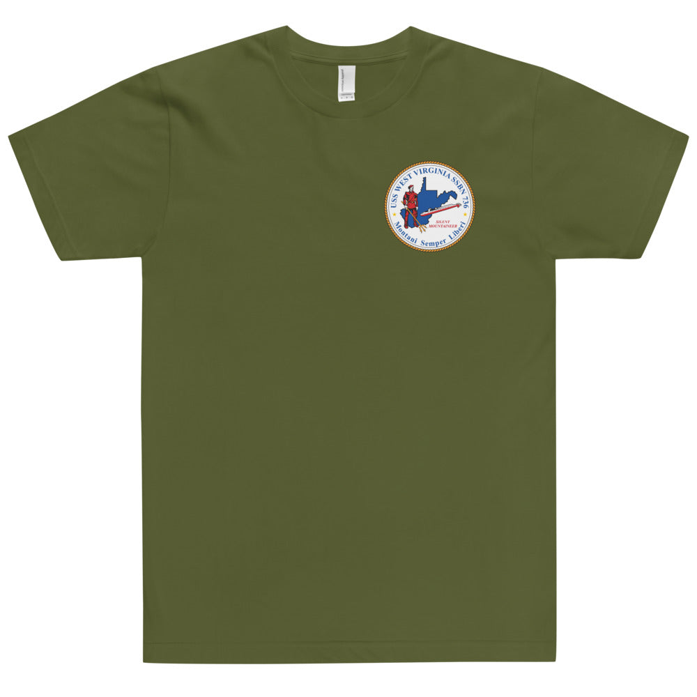 USS West Virginia (SSBN-736) Ship's Crest Shirt