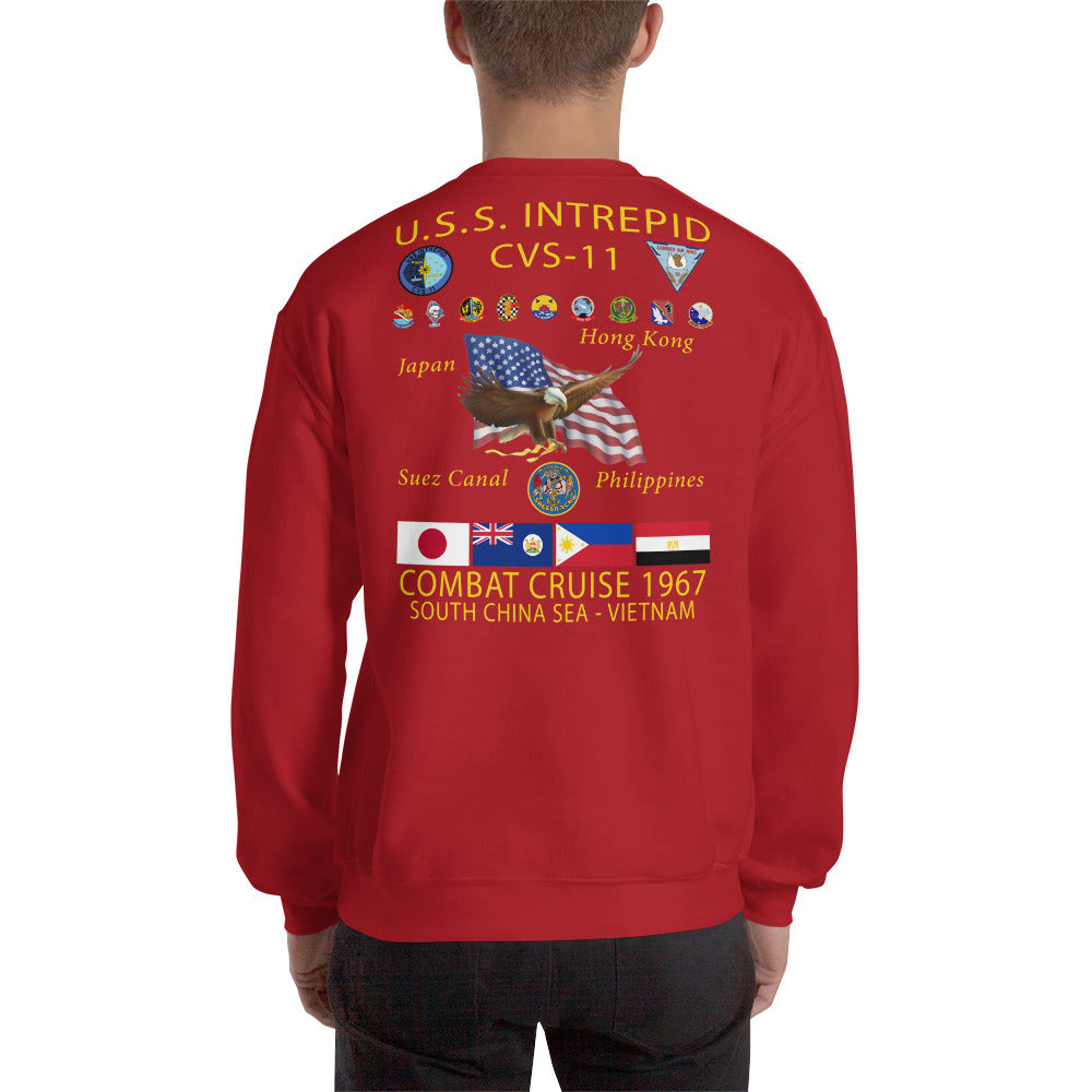 USS Intrepid (CVS-11) 1967 Cruise Sweatshirt