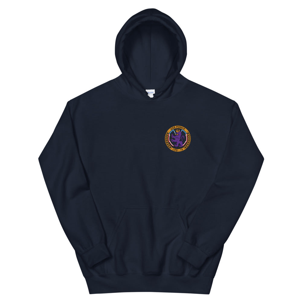 USS Ponce (LPD-15) Ship's Crest Hoodie