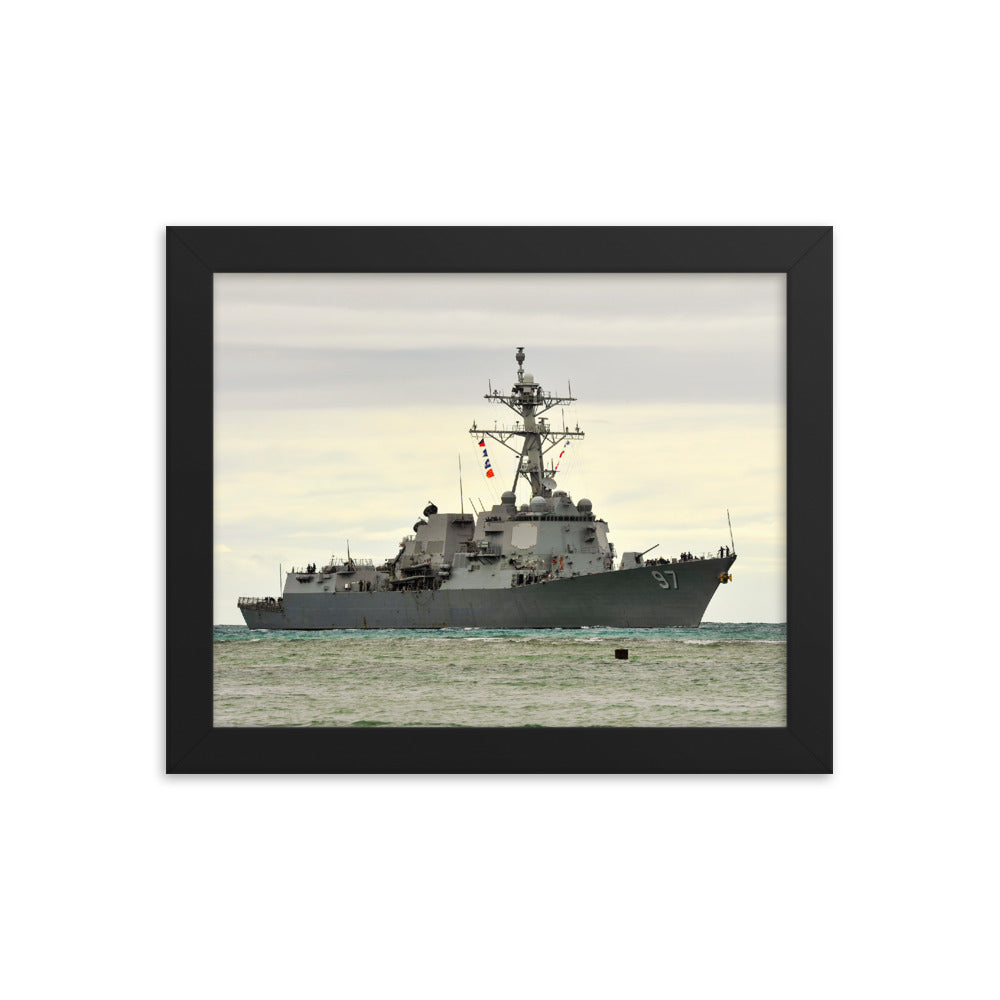 USS Halsey (DDG-97) Framed Ship Photo