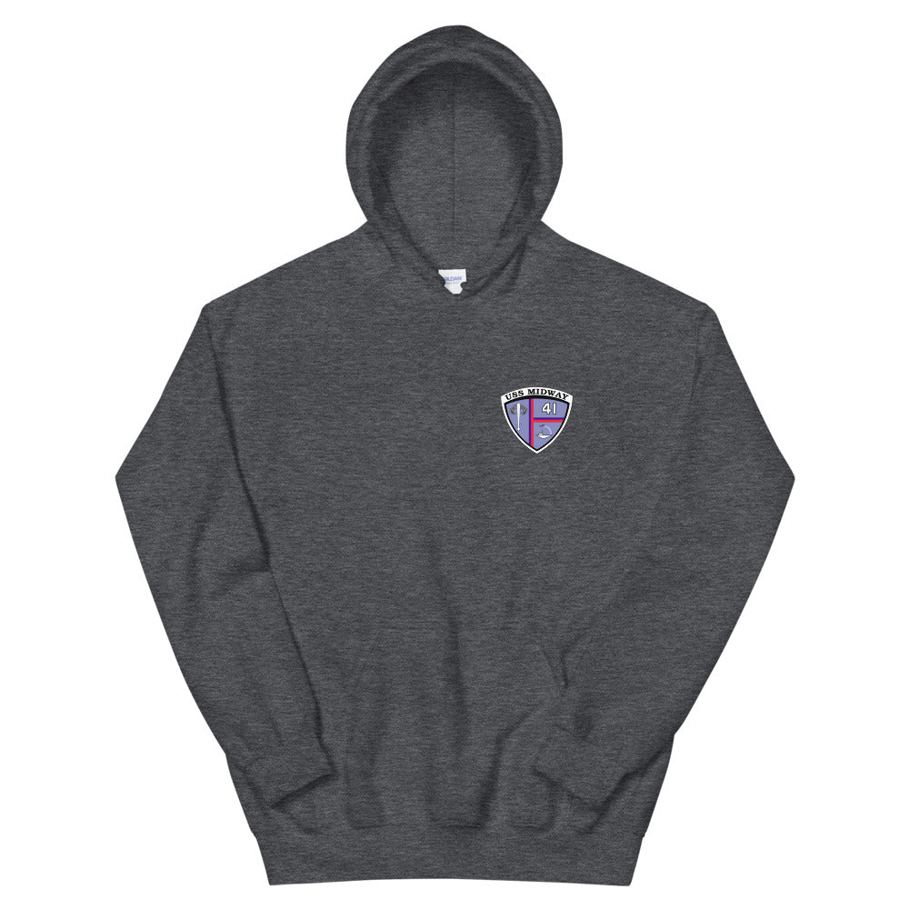 USS Midway (CVA/CV-41) Ship's Crest Hoodie
