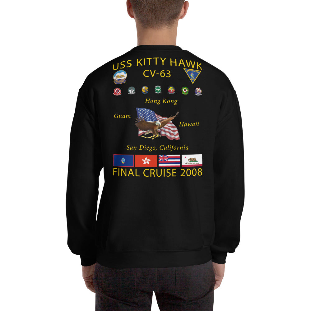 USS Kitty Hawk (CV-63) 2008 Cruise Sweatshirt