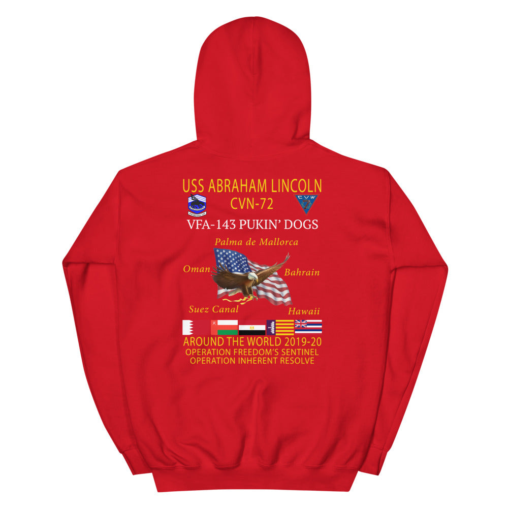 VFA-143 Pukin' Dogs 2019-20 Cruise Shirt Hoodie