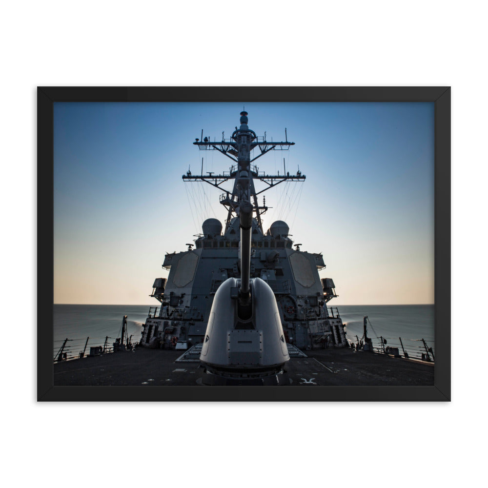 USS Carney (DDG-64) Framed Ship Photo