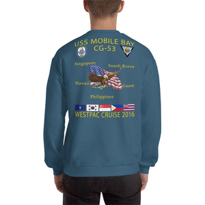 USS Mobile Bay (CG-53) 2016 Cruise Sweatshirt