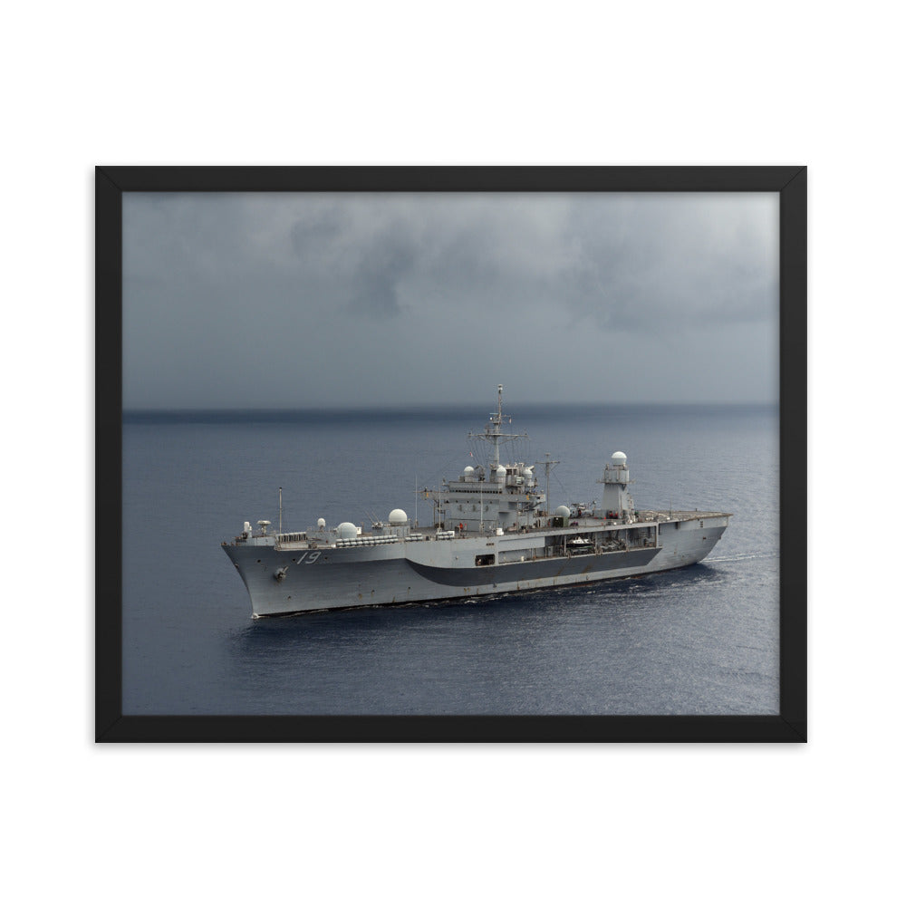 USS Blue Ridge (LCC-19) Framed Ship Photo