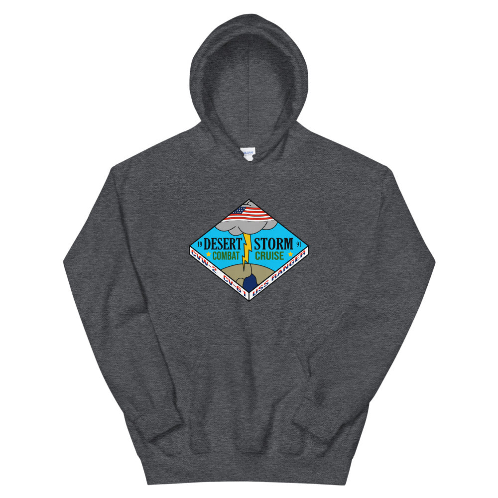 USS Ranger (CV-61) Desert Storm Combat Cruise Hoodie
