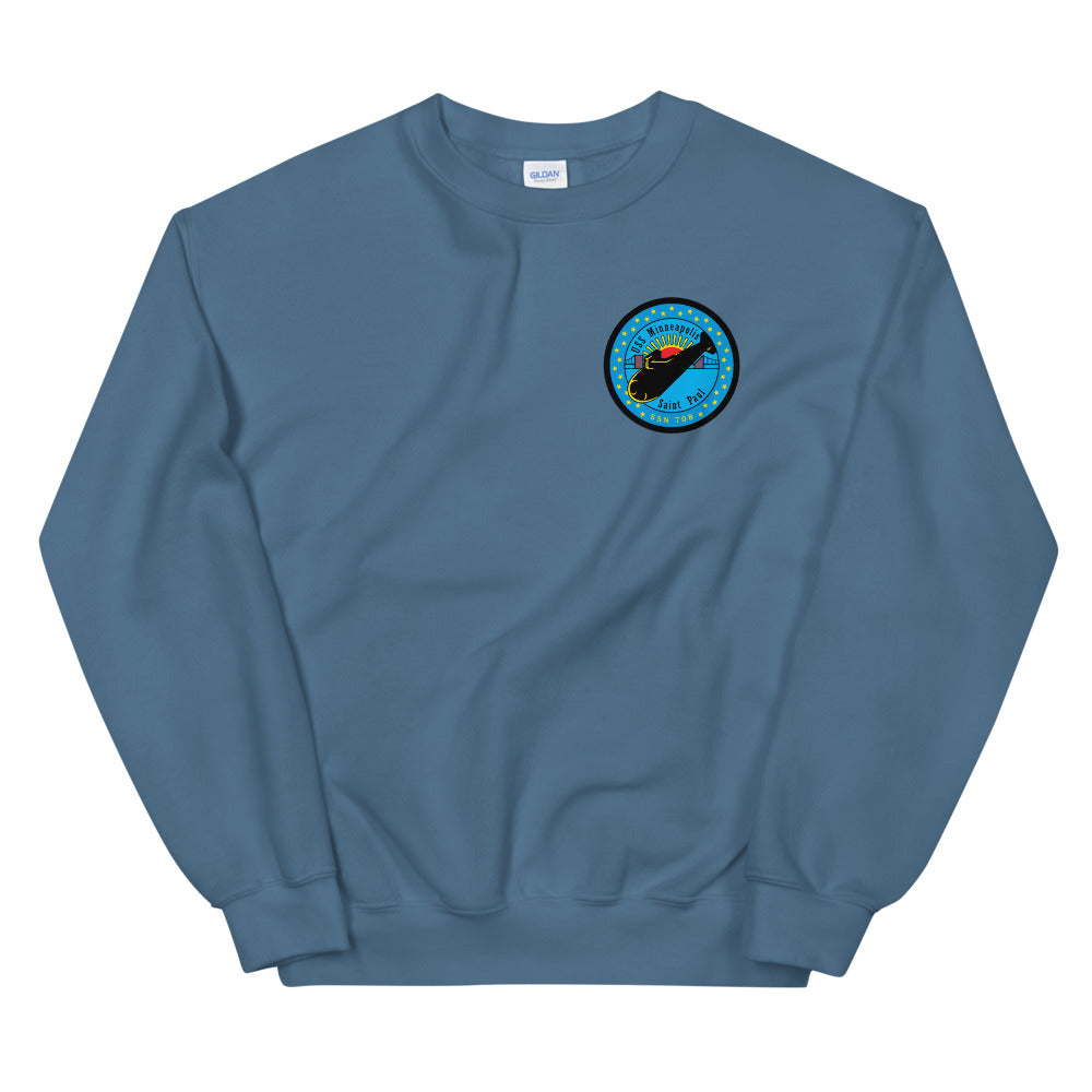 USS Minneapolis-Saint Paul (SSN-708) Ship's Crest Sweatshirt