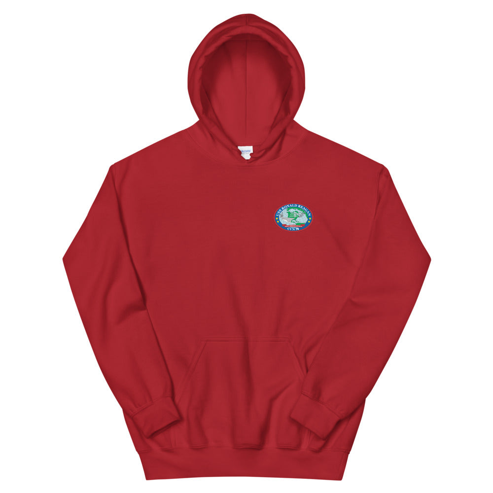 USS Ronald Reagan (CVN-76) Ship's Crest Hoodie