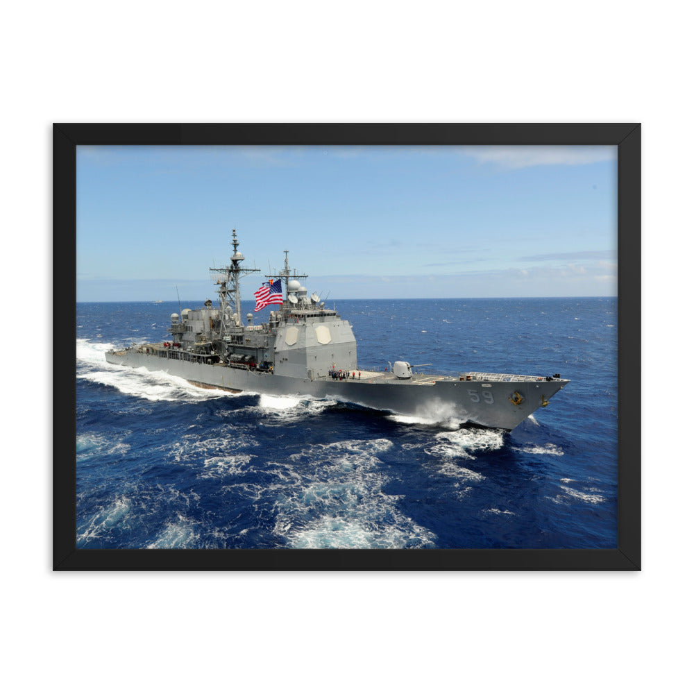 USS Princeton (CG-59) Framed Ship Photo