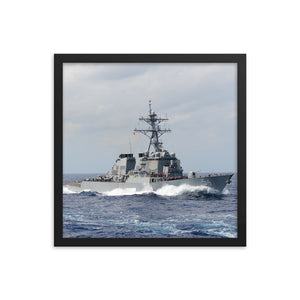 USS Curtis Wilbur (DDG-54) Framed Ship Photo