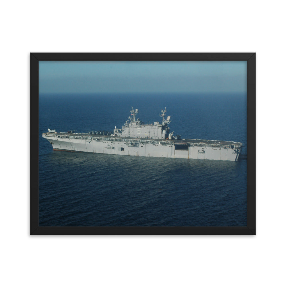 USS Peleliu (LHA-5) Framed Ship Photo