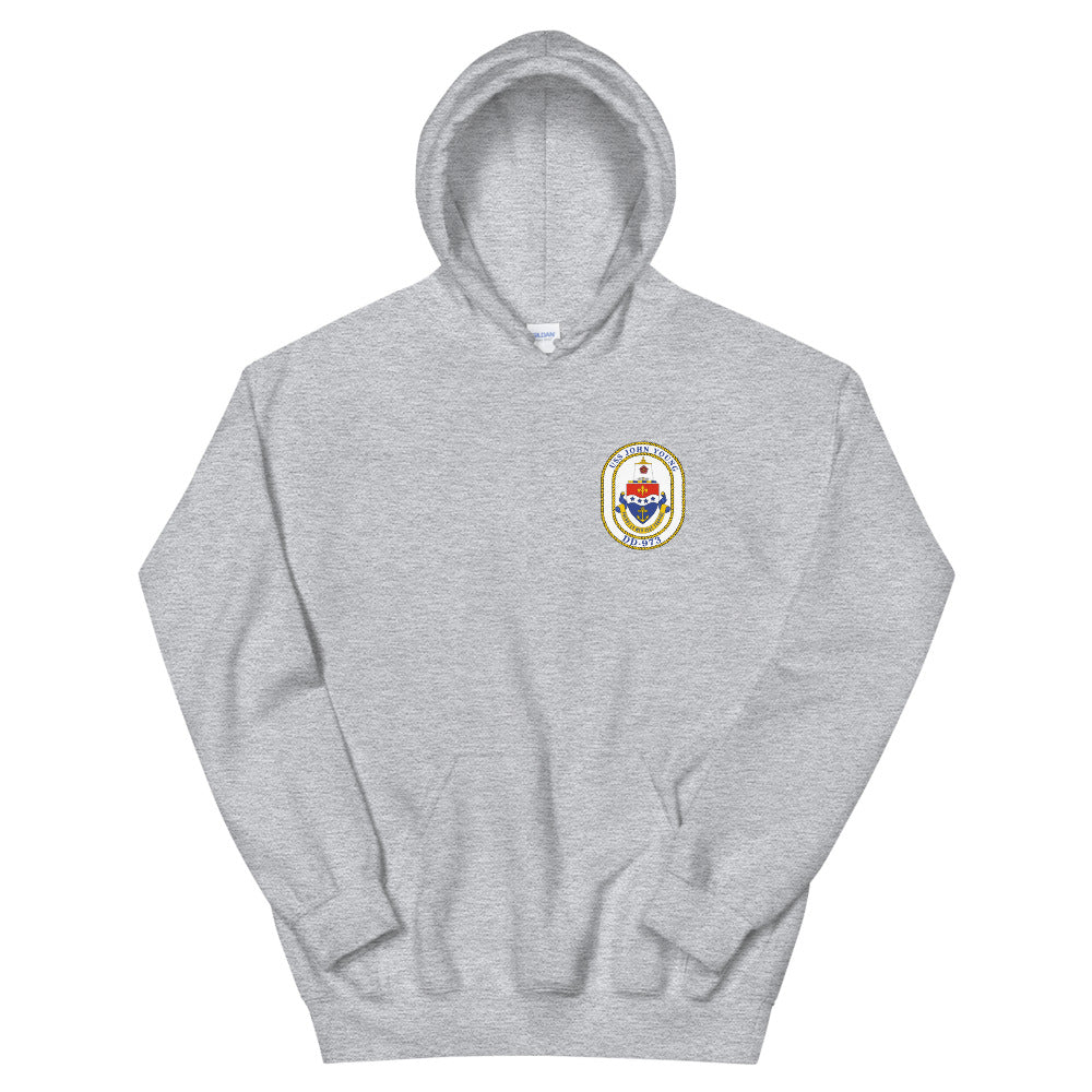 USS John Young (DD-973) Ship's Crest Hoodie