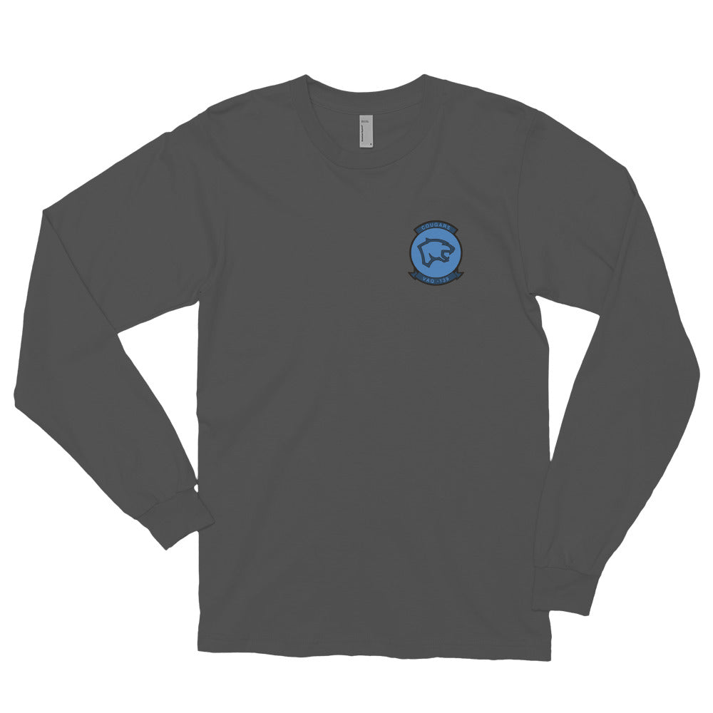 VAQ-139 Cougars Squadron Crest Long Sleeve Shirt