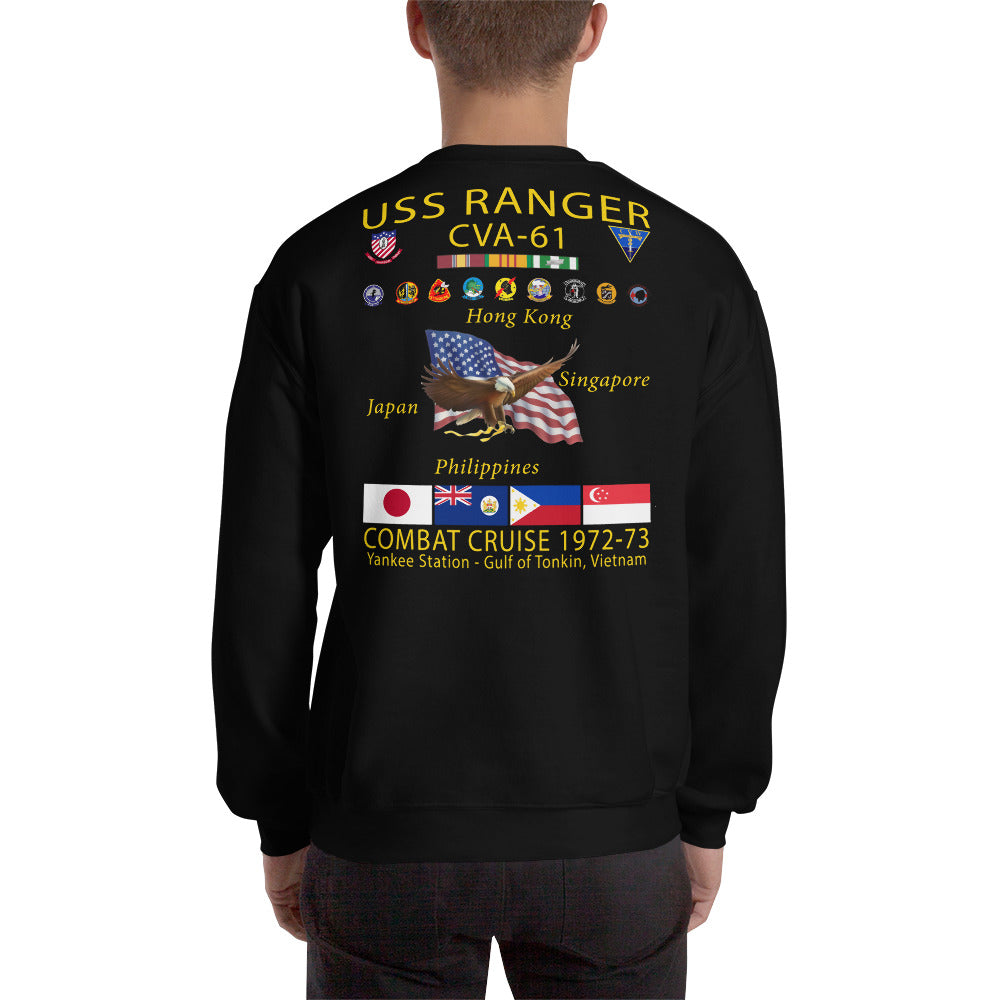 USS Ranger (CVA-61) 1972-73 Cruise Sweatshirt