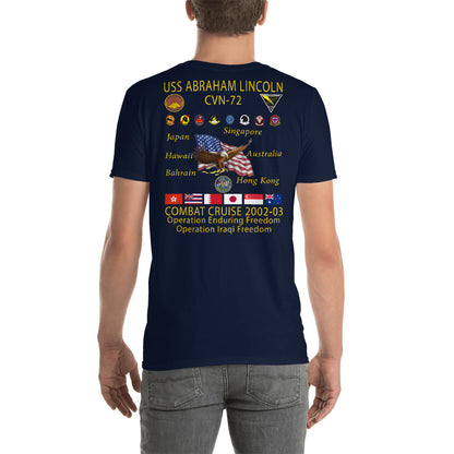 USS Abraham Lincoln (CVN-72) 2002-03 Cruise Shirt