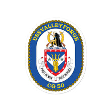Load image into Gallery viewer, USS Valley Forge (CG-50) Ship&#39;s Crest Vinyl Sticker