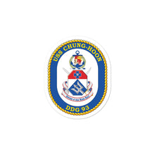 Load image into Gallery viewer, USS Chung-Hoon (DDG-93) Ship&#39;s Crest Vinyl Sticker