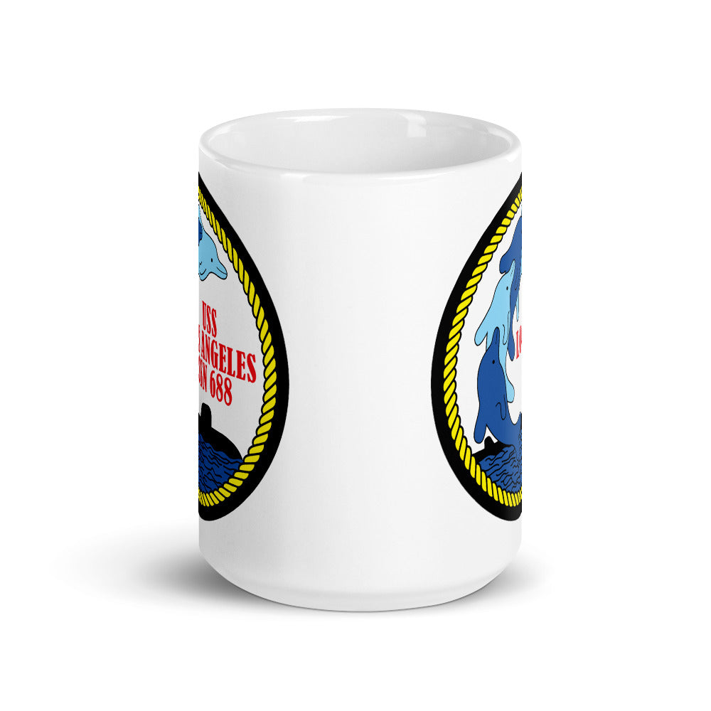 USS Los Angeles (SSN-688) Ship's Crest Mug