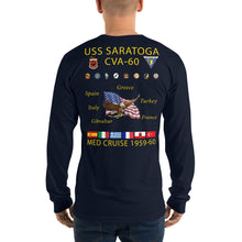 Load image into Gallery viewer, USS Saratoga (CVA-60) 1959-60 Long Sleeve Cruise Shirt