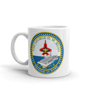 USS George H.W. Bush (CVN-77) Ship's Crest Mug