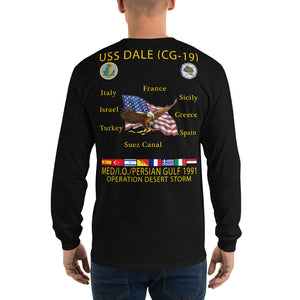 USS Dale (CG-19) 1991 Long Sleeve Cruise Shirt