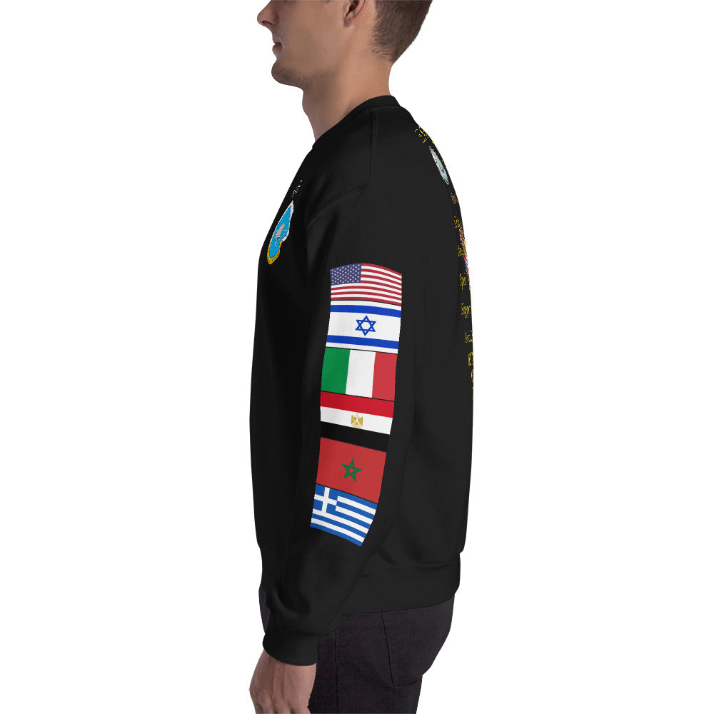 IKE CUSTOM w/FLAGS - E HUGHES - Sweatshirt