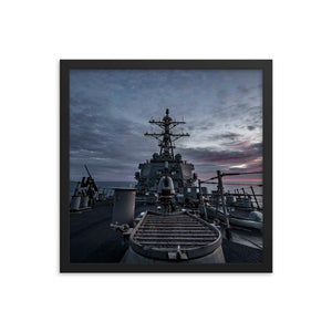 USS Carney (DDG-64) Framed Ship Photo