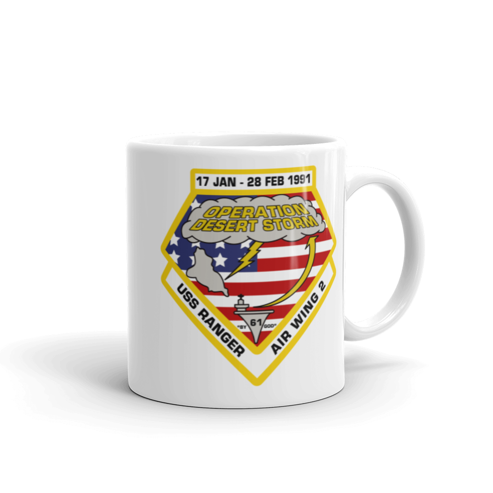USS Ranger (CV-61) Operation Desert Storm Mug