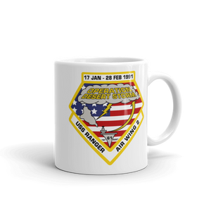 USS Ranger (CV-61) Operation Desert Storm Mug