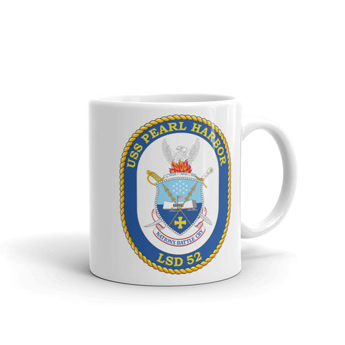 USS Pearl Harbor (LSD-52) Ship's Crest Mug