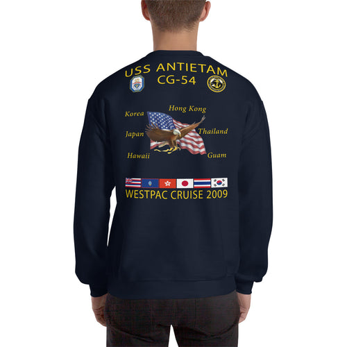 USS Antietam (CG-54) 2009 Cruise Sweatshirt