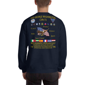 USS George Washington (CVN-73) 1996 Cruise Sweatshirt