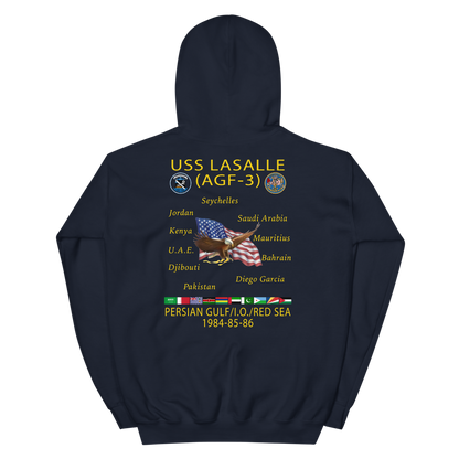 USS LASALLE (AGF-3) Custom Cruise Hoodie