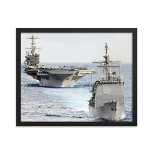 USS Mobile Bay (CG-53) Framed Ship Photo