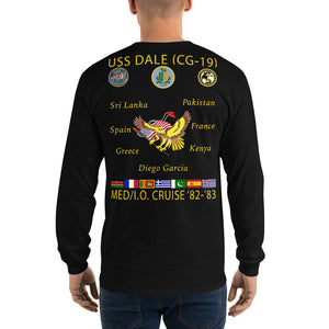 USS Dale (CG-19) 1982-83 Long Sleeve Cruise Shirt
