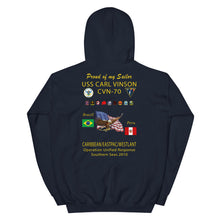Load image into Gallery viewer, USS Carl Vinson (CVN-70) 2010 Cruise Hoodie - FAMILY