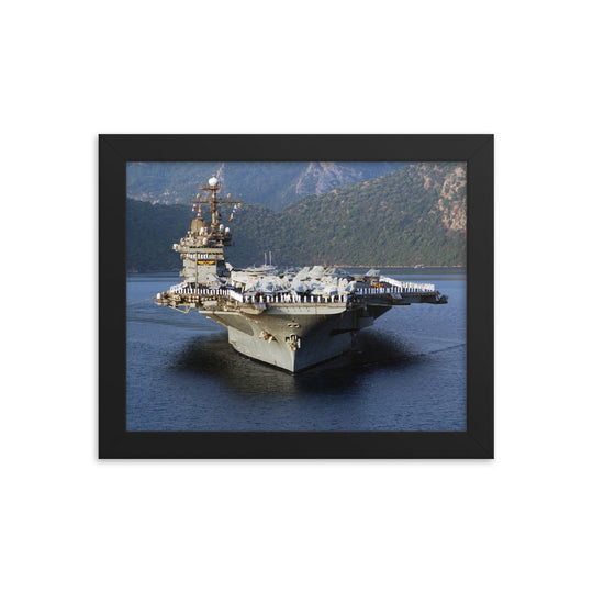 USS John F. Kennedy (CV-67) Framed Ship Photo