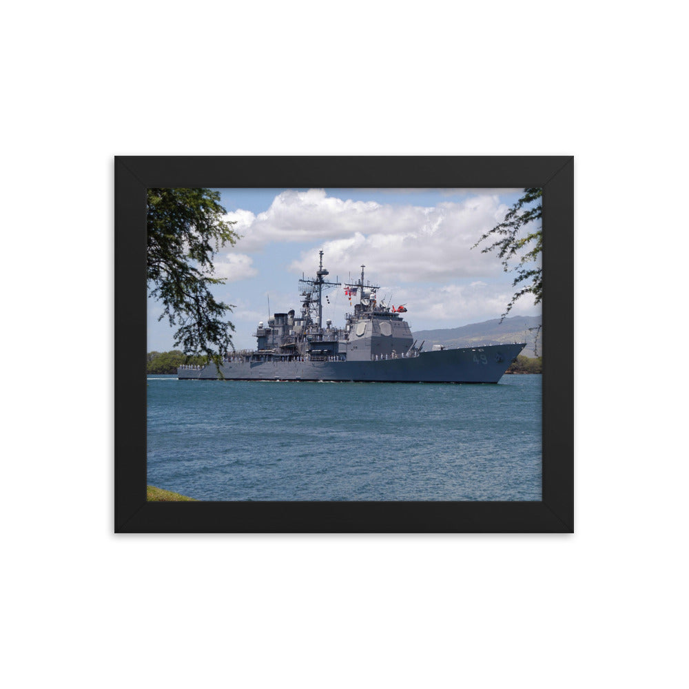USS Vincennes (CG-49) Framed Ship Photo