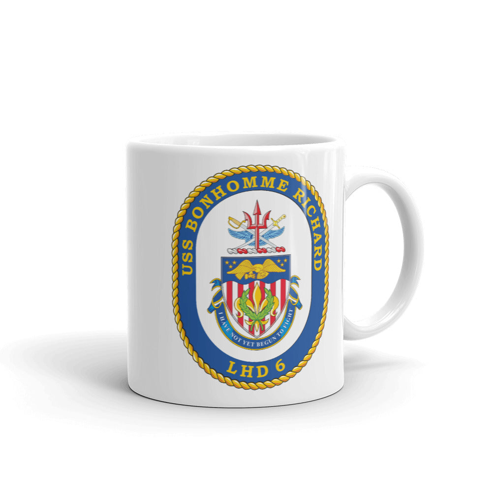 USS Bonhomme Richard (LHD-6) Ship's Crest Mug