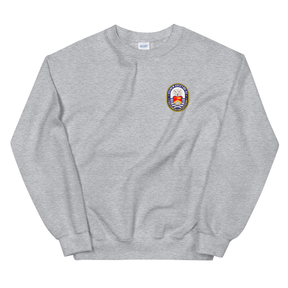 USS New Jersey (BB-62) Ship's Crest Sweatshirt
