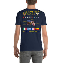 Load image into Gallery viewer, USS America (CVA-66) 1971 Cruise Shirt